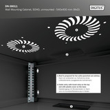 Digitus Vægkasse, SOHO, umonteret - 540x400 mm (B×D), IT kabinet Sort