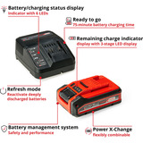EINHELL 4326650, Schlagskruemaskine Rød/Sort