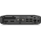 HP EliteDesk 800 G5 MP Renoveret, Mini-PC Sort/Sølv