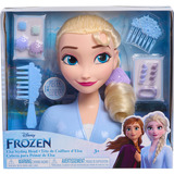 Just Play Disney Frozen 2 Basic Elsa Styling Hoved, Make-up og frisør hoved 