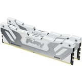 Kingston FURY FURY 48 GB 8400 MT/s DDR5 CL40 CUDIMM (sæt med 2) Renegade, hvid XMP, Hukommelse Sølv/Sort, hvid XMP, 48 GB, 2 x 24 GB, DDR5, 288-pin DIMM