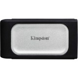 Kingston XS2000 2000 GB Sort, Sølv, Solid state-drev Sølv/Sort, 2000 GB, USB Type-C, 3.2 Gen 2 (3.1 Gen 2), 2000 MB/s, Sort, Sølv