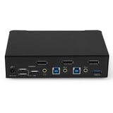 Lindy 39312, KVM-switchen Sort