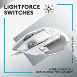 Logitech 910-006146, Gaming mus Hvid