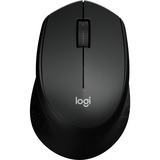 Logitech M330 Silent Plus mus Højre hånd RF trådløst Mekanisk 1000 dpi Sort, Højre hånd, Mekanisk, RF trådløst, 1000 dpi, Sort