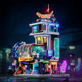 Lumibricks Svævestation, Bygge legetøj 