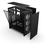 NZXT H5 Flow RGB ( 2024 ), Towerkabinet Sort