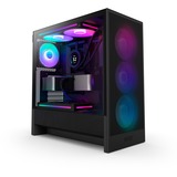 NZXT H5 Flow RGB ( 2024 ), Towerkabinet Sort