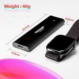 Patriot Transporter Lite SSD 500 GB, Solid state-drev Sort