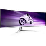 Philips Evnia 8000 49M2C8900L/00 computerskærm 124,2 cm (48.9") 5120 x 1440 pixel Dual QHD QD-OLED Hvid, Gaming Skærm Hvid, 124,2 cm (48.9"), 5120 x 1440 pixel, Dual QHD, QD-OLED, 0,03 ms, Hvid