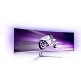 Philips Evnia 8000 49M2C8900L/00 computerskærm 124,2 cm (48.9") 5120 x 1440 pixel Dual QHD QD-OLED Hvid, Gaming Skærm Hvid, 124,2 cm (48.9"), 5120 x 1440 pixel, Dual QHD, QD-OLED, 0,03 ms, Hvid