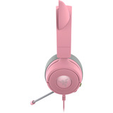 Razer Kraken Kitty V3 X Quartz, Gaming headset Rosa/grå