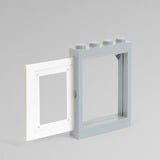 Room Copenhagen LEGO billedramme sten grå Lys grå