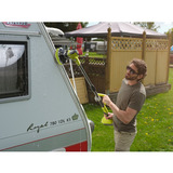 Ryobi ONE+ Akku-Reinigungsbürste R18TPS-120G, Ø 15cm, teleskopisk, 18Volt, Rensebørste Grøn/Sort