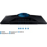 Samsung S27DG300EU computerskærm 68,6 cm (27") 1920 x 1080 pixel Fuld HD LCD Sort, Gaming Skærm Sort, 68,6 cm (27"), 1920 x 1080 pixel, Fuld HD, LCD, 1 ms, Sort