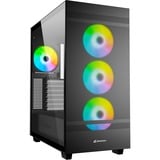 Sharkoon Rebel C50 RGB, Towerkabinet Sort