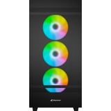 Sharkoon Rebel C50 RGB, Towerkabinet Sort