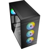 Sharkoon Rebel C50 RGB, Towerkabinet Sort