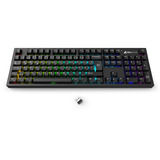 Sharkoon Tastatur Sort, DE-layout, Sharkoon Linear