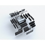 SilverStone SST-RM61-312, Rack kabinet Sort