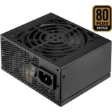 SilverStone ST45SF enhed til strømforsyning 450 W 20+4 pin ATX SFX Sort, PC strømforsyning Sort, 450 W, 90 - 264 V, 47 - 63 Hz, Aktiv, 110 W, 450 W