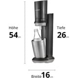 SodaStream CRYSTAL 3.0, Skypumpe grå