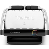 Tefal OptiGrill Elite GC750D kontaktgrill rustfrit stål/Sort, Sort, Rustfrit stål, Firkant, Berøring, 300 x 200 mm, Termoplast, 2000 W