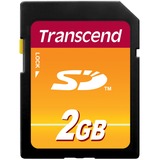 Transcend TS2GSDC Hukommelseskort 2 GB, SD, MLC, 20 MB/s, 13 MB/s, Sort