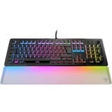 Turtle Beach Vulcan II Max tastatur Spil USB QWERTZ Tysk Sort, Gaming-tastatur Sort/gennemsigtig, DE-layout, Roccat Titan II Optical Red, Ledningsført, USB, Optomekanisk nøglekontakt, QWERTZ, RGB LED, Sort
