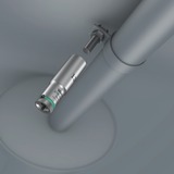 Wera Møtrik-magnetliste A Deep 1 Sæt med topnøgleindsatser 1/4" Sort/Grøn