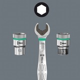 Wera Møtrik-magnetliste A Deep 1 Sæt med topnøgleindsatser 1/4" Sort/Grøn