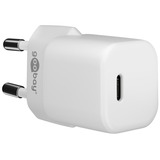 goobay Apple Lightning / USB-C PD opladningssæt 30 Watt, Oplader Hvid