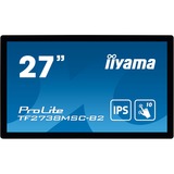 iiyama ProLite TF2738MSC-B2 computerskærm 68,6 cm (27") 1920 x 1080 pixel Fuld HD LED Berøringsskærm Multibruger Sort, LED-skærm Sort, 68,6 cm (27"), 1920 x 1080 pixel, Fuld HD, LED, 5 ms, Sort