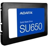 ADATA SU650 2 TB 2.5" Serial ATA III 3D NAND, Solid state-drev Sort, 2 TB, 2.5", 520 MB/s, 6 Gbit/sek.