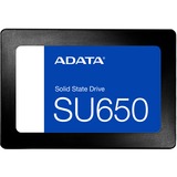 ADATA SU650 2 TB 2.5" Serial ATA III 3D NAND, Solid state-drev Sort, 2 TB, 2.5", 520 MB/s, 6 Gbit/sek.