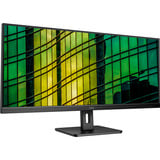 AOC E2 U34E2M/BK computerskærm 86,4 cm (34") 3440 x 1440 pixel UltraWide Quad HD LED Sort, LED-skærm Sort, 86,4 cm (34"), 3440 x 1440 pixel, UltraWide Quad HD, LED, 4 ms, Sort