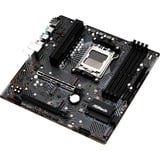 ASRock B650M PG Lightning, Bundkort Sort/grå