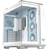ASUS TUF GAMING GT502 Horizon TG ARGB White Midi Tower Hvid, Towerkabinet Hvid, Midi Tower, PC, Hvid, ATX, micro ATX, Mini-ITX, 16,3 cm, 40 cm