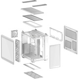 ASUS TUF GAMING GT502 Horizon TG ARGB White Midi Tower Hvid, Towerkabinet Hvid, Midi Tower, PC, Hvid, ATX, micro ATX, Mini-ITX, 16,3 cm, 40 cm