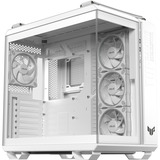 ASUS TUF GAMING GT502 Horizon TG ARGB White Midi Tower Hvid, Towerkabinet Hvid, Midi Tower, PC, Hvid, ATX, micro ATX, Mini-ITX, 16,3 cm, 40 cm