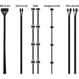 Cooler Master MWE Bronze 750 V3 230V, PC strømforsyning Sort