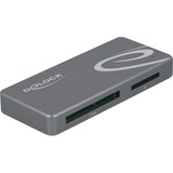 DeLOCK 91754 kortlæser USB 3.2 Gen 1 (3.1 Gen 1) Type-C Grå grå, CFast, CFast 2.0, MMC, MMC Mobile, RS-MMC, SD, SDHC, SDXC, Grå, 5000 Mbit/s, Metal, Windows 8.1 32-bit / 8.1 64-bit, 10 32-bit / 10 64-bit Mac OS 10.15.2, USB 3.2 Gen 1 (3.1 Gen 1) Type-C