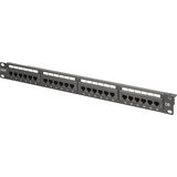 Digitus CAT 6, klasse E patchpanel, 24 porte, Patch Panel Sort