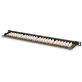 Digitus CAT 6, klasse E patchpanel, 24 porte, Patch Panel Sort