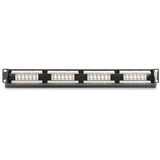 Digitus CAT 6, klasse E patchpanel, 24 porte, Patch Panel Sort