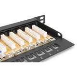 Digitus CAT 6, klasse E patchpanel, 24 porte, Patch Panel Sort