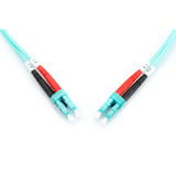 Digitus LWL patchkabel, duplex, LC > LC stik, multimode OM3 Turkis