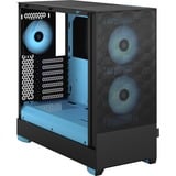 Fractal Design Pop Air Tower Sort, Blå, Towerkabinet Sort/Lyseblå, Tower, PC, Sort, Blå, ATX, micro ATX, Mini-ITX, Stål, Hærdet glas, Flere