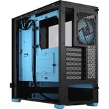 Fractal Design Pop Air Tower Sort, Blå, Towerkabinet Sort/Lyseblå, Tower, PC, Sort, Blå, ATX, micro ATX, Mini-ITX, Stål, Hærdet glas, Flere