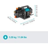 GARDENA 9010-47, Pumpe Turkis/Sort